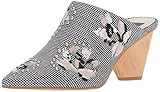 Dolce Vita Women's Asia Mule, Black/White Fabric, 6 M US | Amazon (US)