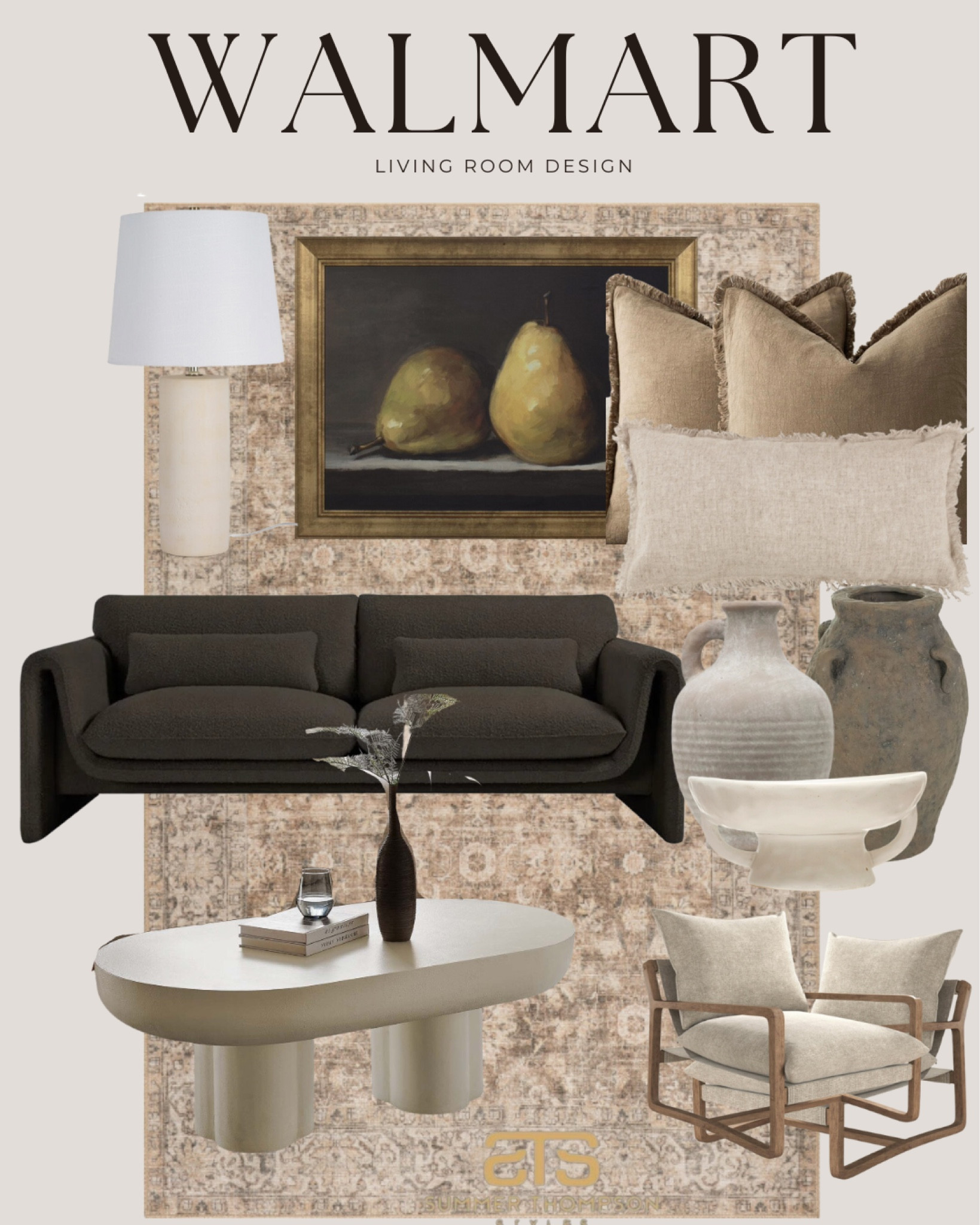 Moody, neutral, and timeless—this Walmart living room design has all the cozy, modern vibes. Rich textures, organic shapes, and warm earthy tones come together effortlessly. Shop these affordable finds to elevate your space!


#WalmartHome #LivingRoomDesign #NeutralHomeDecor #MoodyAesthetic #AffordableHomeDecor #ModernLivingRoom #CozyMinimalist #ScandinavianStyle #HomeDecorTrends #BudgetFriendlyFinds

#LTKHome #LTKU #LTKStyleTip