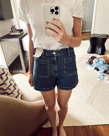 Great new denim shorts… I go with one size up always in denim shorts! Linking some other tried and true options here… 

#LTKstyletip