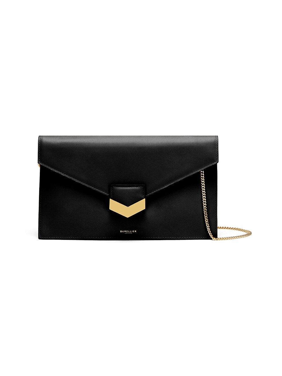 London Leather Clutch-On-Chain | Saks Fifth Avenue