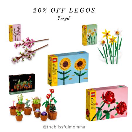 20% a number of different Lego sets including a lot of the flowers! 

#LTKkids #LTKfindsunder50 #LTKsalealert