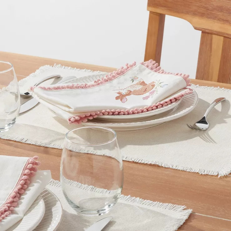 2pk Cotton Bunny Napkins - Threshold™ | Target