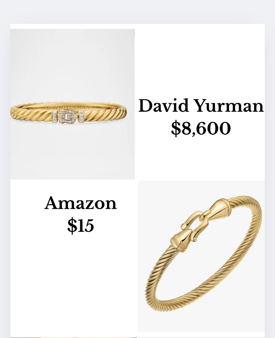 Amazon jewelry, Amazon bracelet, David YURMAN, boujee on a budget 

#LTKBeauty #LTKFindsUnder50 #LTKStyleTip