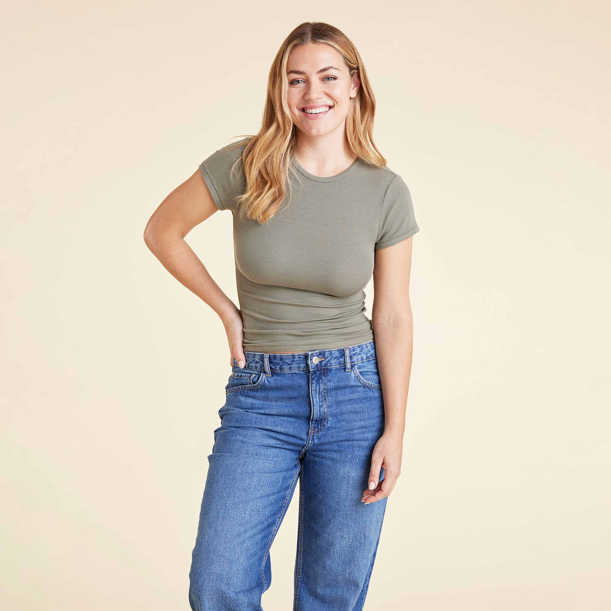 Slinky Rib Tee | nuuds