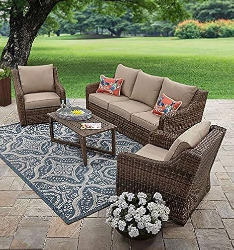 Hawthorne Park 4-Piece Sofa Conversation Set | Amazon (US)