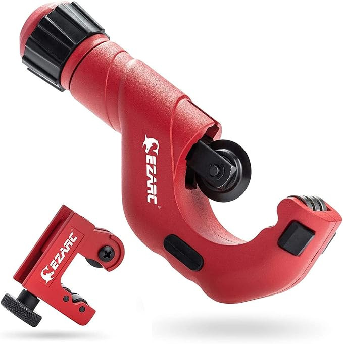 EZARC Pipe Cutter - Tubing Cutter Set with Mini Tube Cutter, Copper Pipe Cutter Tool 3/16" to 2" ... | Amazon (US)