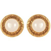 1980s Vintage Chanel Faux Pearl Clip-On Earrings | Susan Caplan