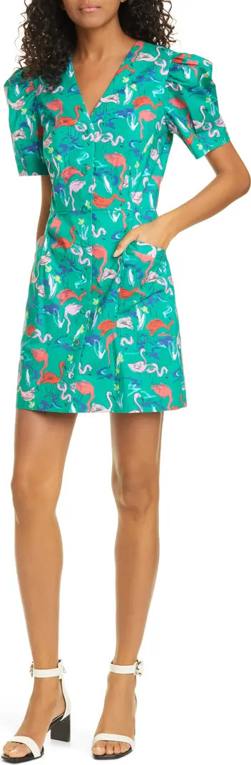 TANYA TAYLOR Augustine Front Button Minidress | Nordstromrack | Nordstrom Rack