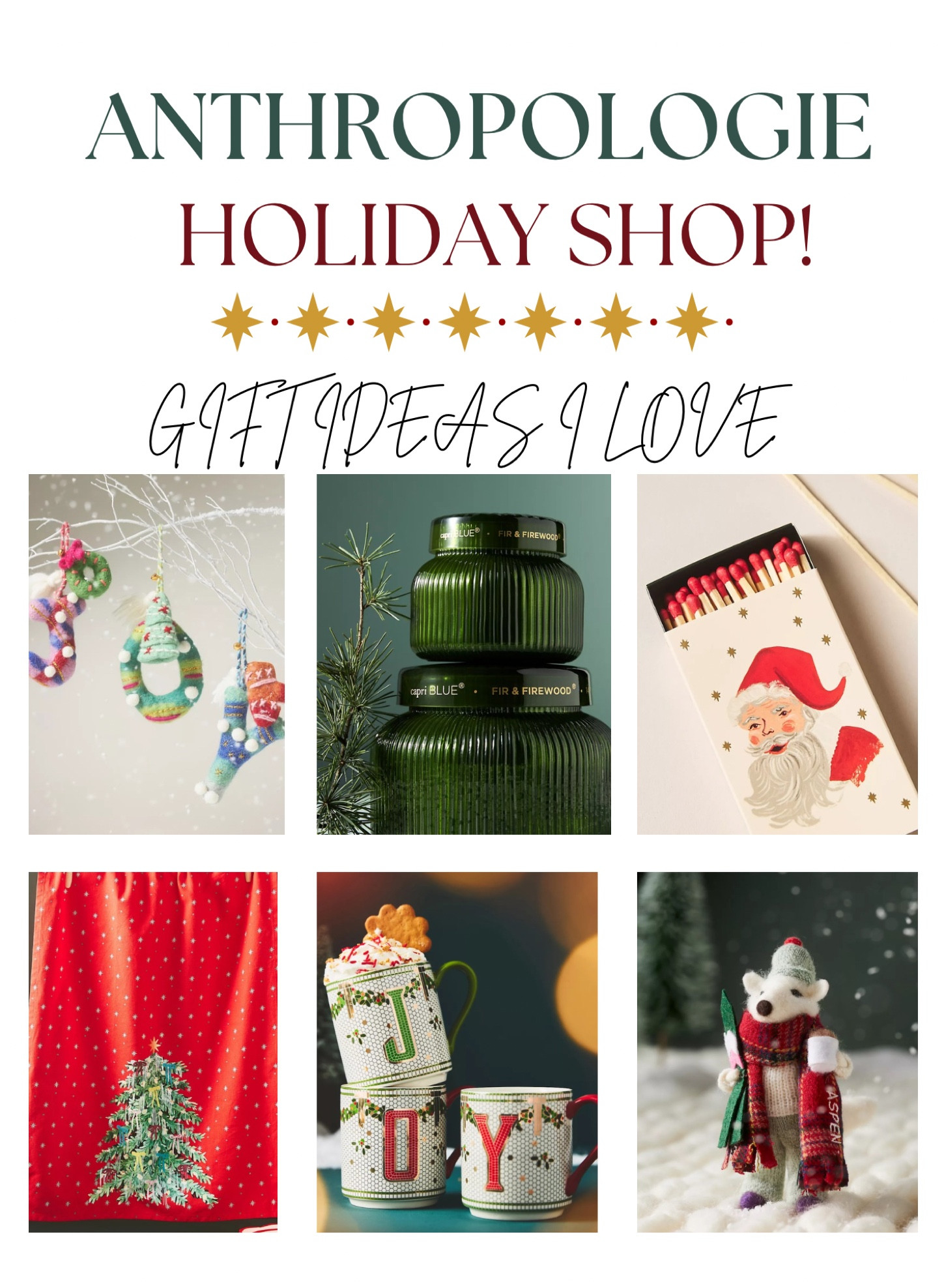 The best gift ideas from Anthropologie ❤️🎄

#LTKHoliday #LTKGiftGuide #LTKSeasonal