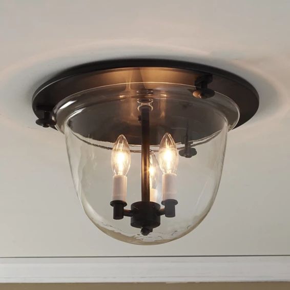 Flush Ceiling Bell Lantern | Shades of Light