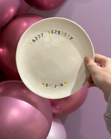 Our favorite birthday plate for her annual pink donut with sprinkles. It’s the perfect size for a slice of cake, a cupcake, donuts, etc. 


#LTKkids #LTKparties #LTKfamily