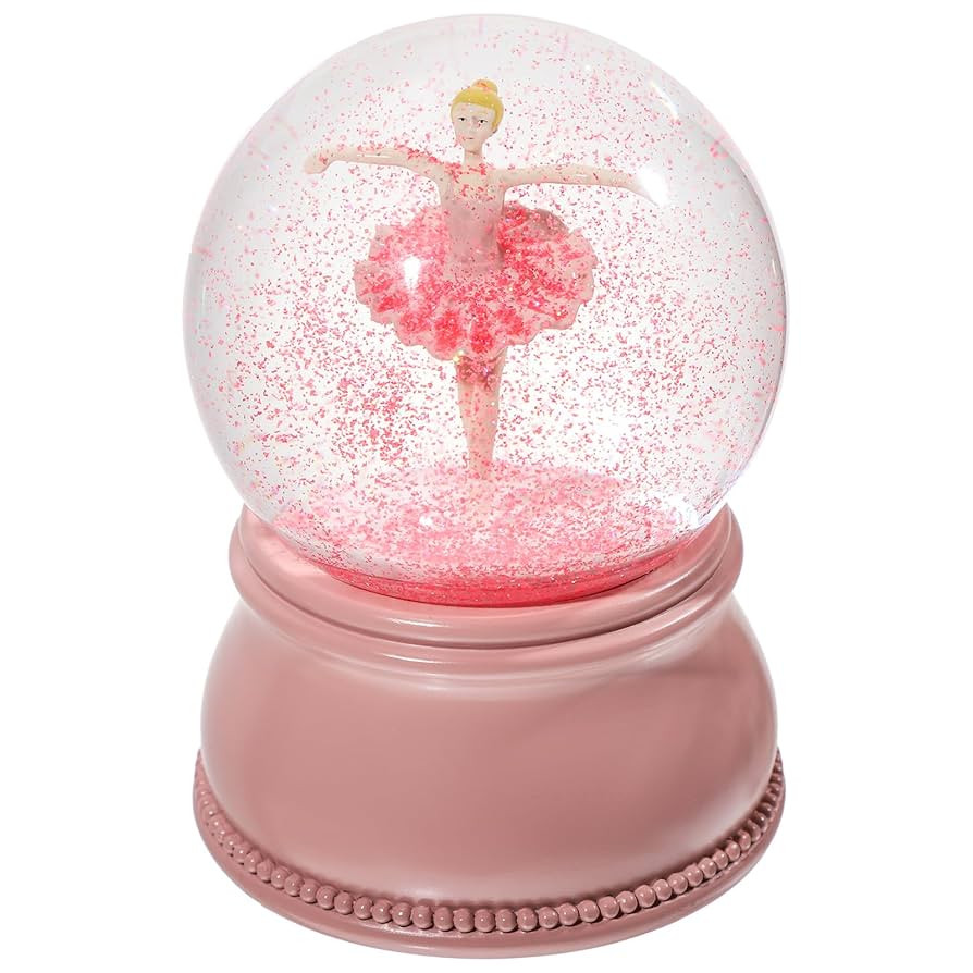 Ballerina Snow Globes for Girls - Rotating Musical Water Globe, Kids Snow Globes, Christmas Music... | Amazon (US)