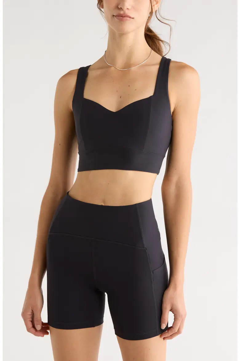 Studio Luxe Sweetheart Sports Bra (Women) | Nordstrom | Nordstrom
