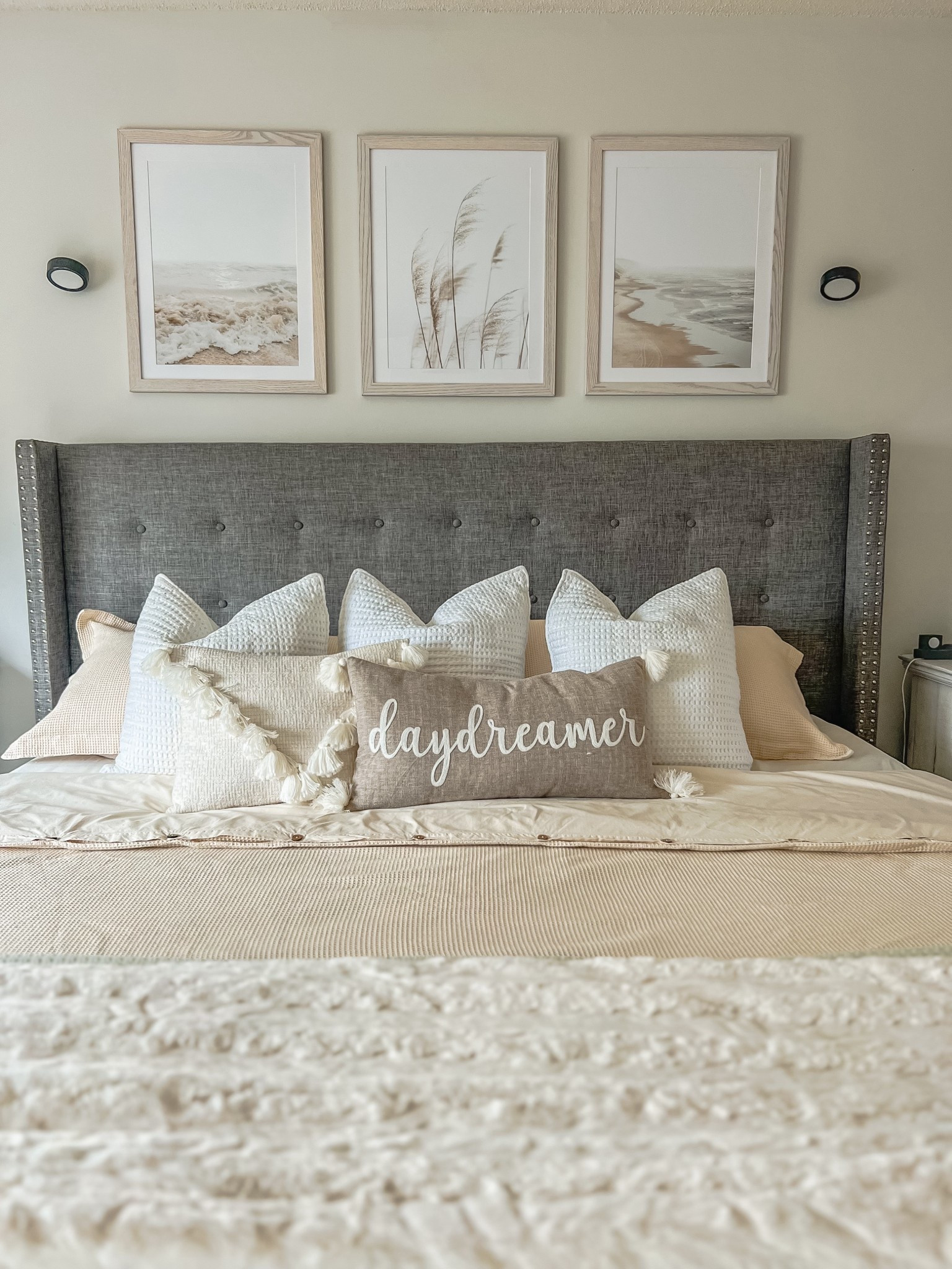 The best bedding! You guys—-this duvet cover gets softer with each wash. We love it! The waffle knit too, organic cotton for sage and breathable material. Hands down the best bedding we have had—plus I love the neutral tones . Perfect for a spring bedroom refresh! @naturepedic  @levtexhome 

#LTKSpringSale #LTKmorningroutine #LTKHome