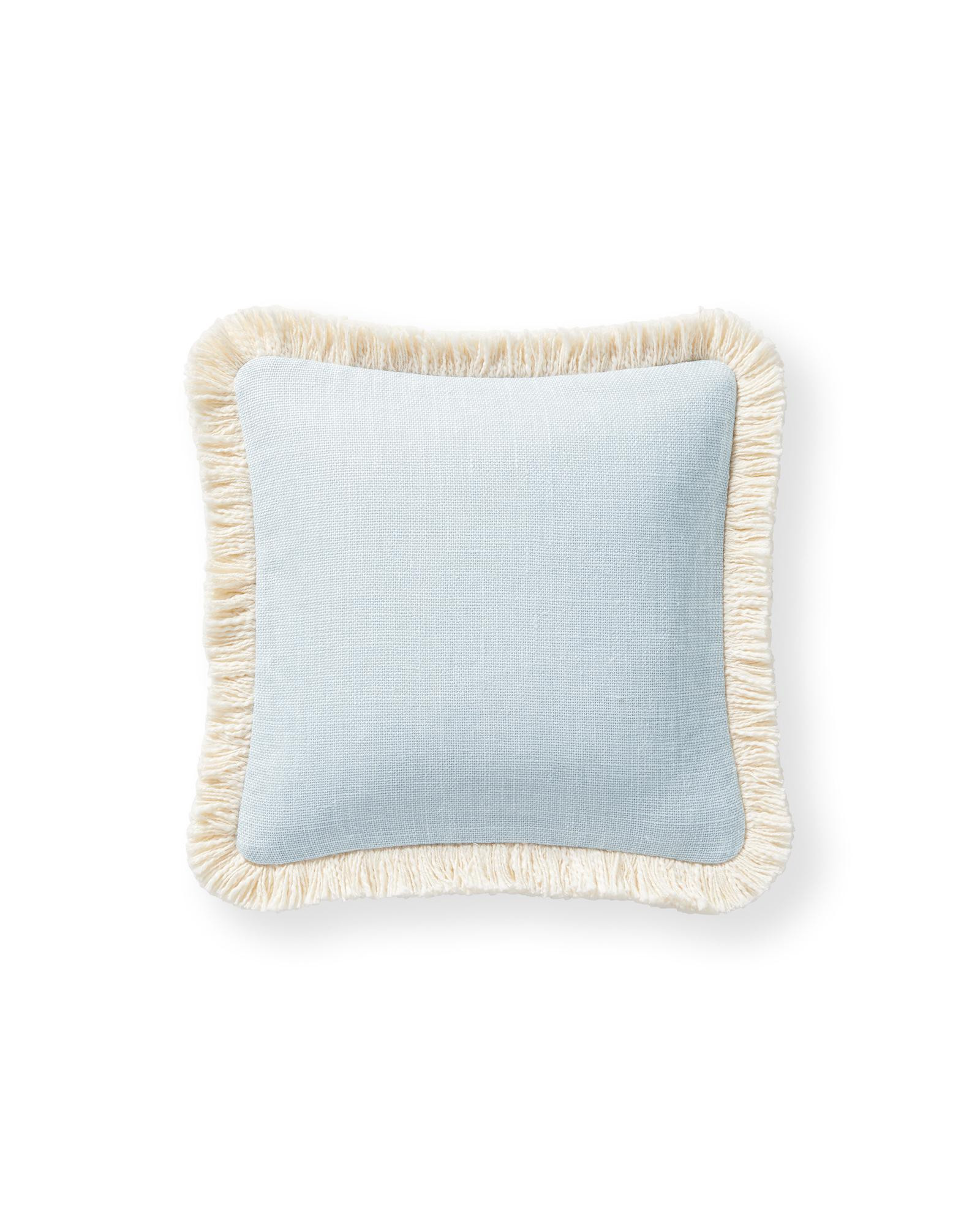 DescriptionLinen, framed with fringe. An array of captivating colors. Lavish on its own. Splendid... | Serena and Lily