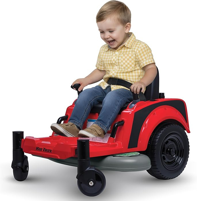 Kid Trax 12V Zero Turn Lawn Mower Jr. Ride on Toy - Riding Lawn Mower, Outdoor Toys, Kids Electri... | Amazon (US)