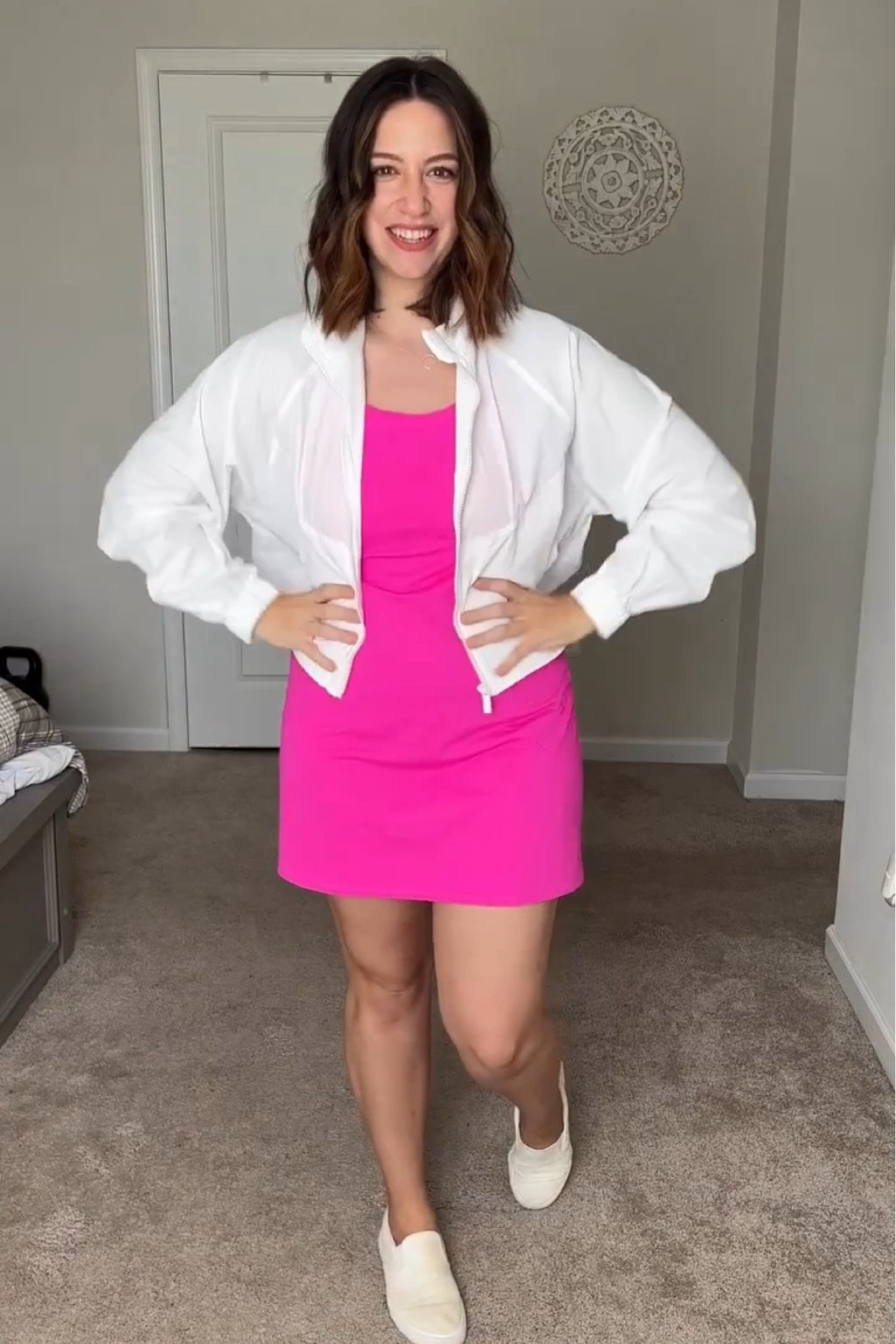 I’m a pink gal! This dress has built in shorts too! 

#LTKSeasonal #LTKMidsize #LTKStyleTip