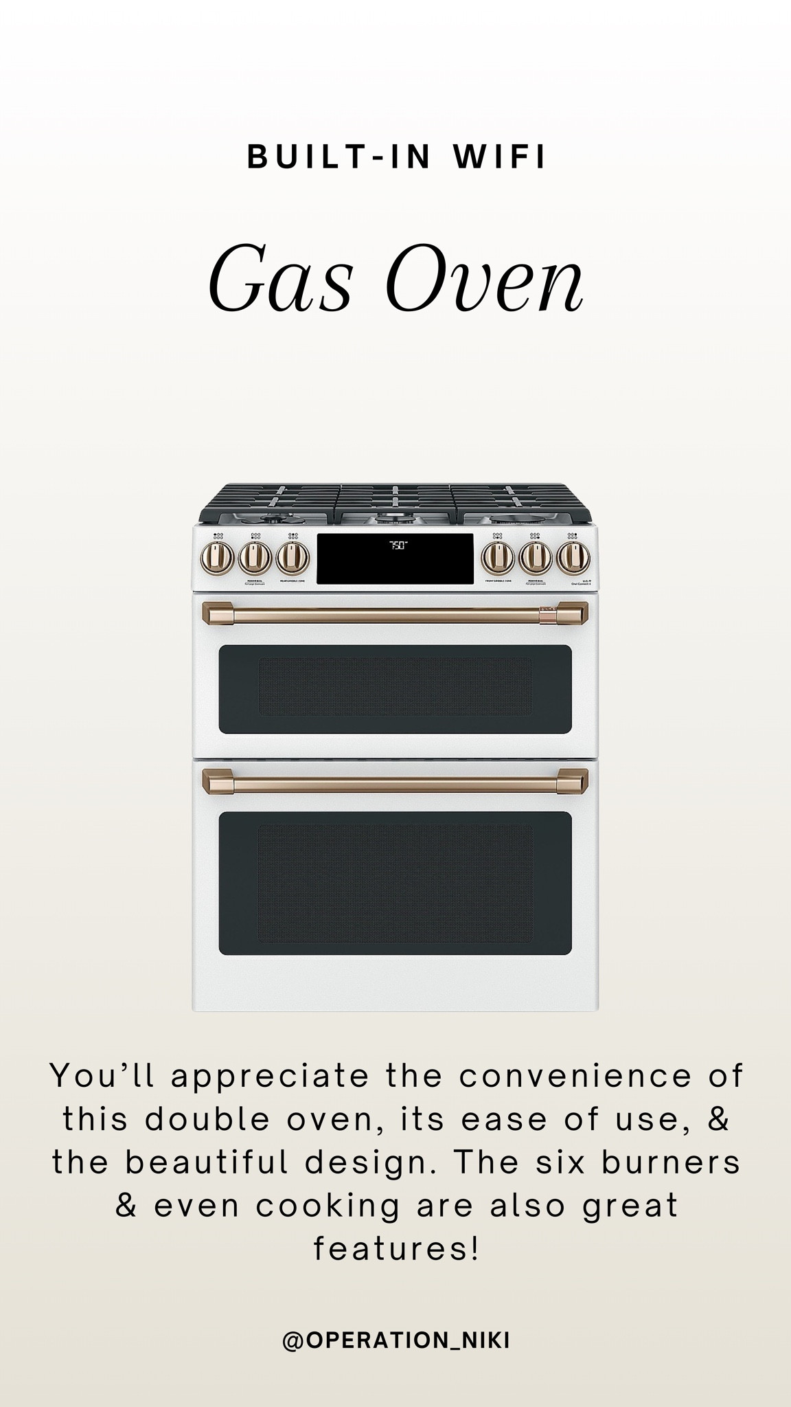 You’ll appreciate the convenience of this double oven, its ease of use, & the beautiful design. The six burners & even cooking are also great features!

Follow for more @OPERATION_NIKI on IG, TikTok, & Facebook

sahm, kitchen essentials, dinner tips, cooking hack, kitchen, home, meal prep, meal ideas, salt pepper dispensers, dinner ideas, favorite kitchen appliances

#LTKFindsUnder100 #LTKFindsUnder50 #LTKHome