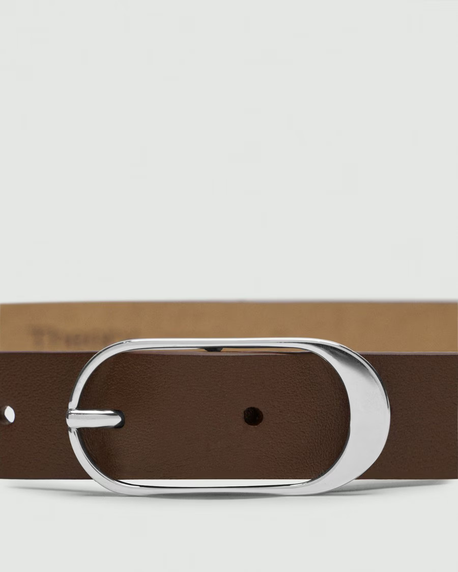 Leather Classic Oblong Belt | Theory | Theory UK