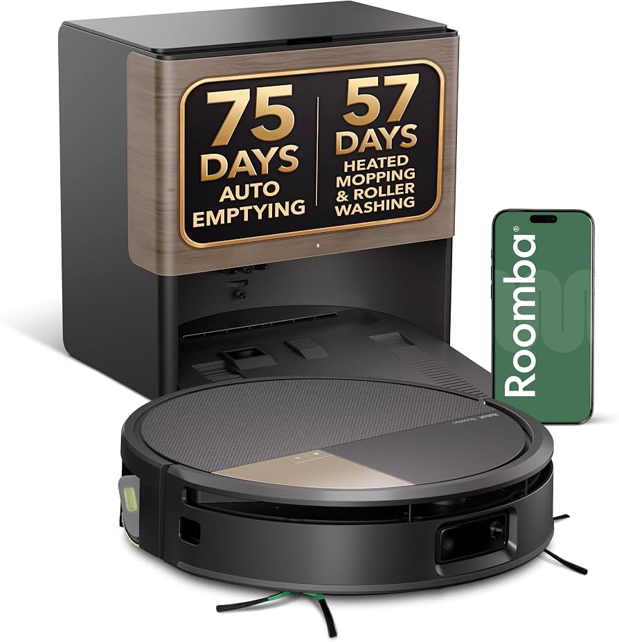 iRobot Roomba 705X Robot Vacuum & Mop Combo, 175x More Suction, Extending Self-Cleaning Roller Mo... | Amazon (US)