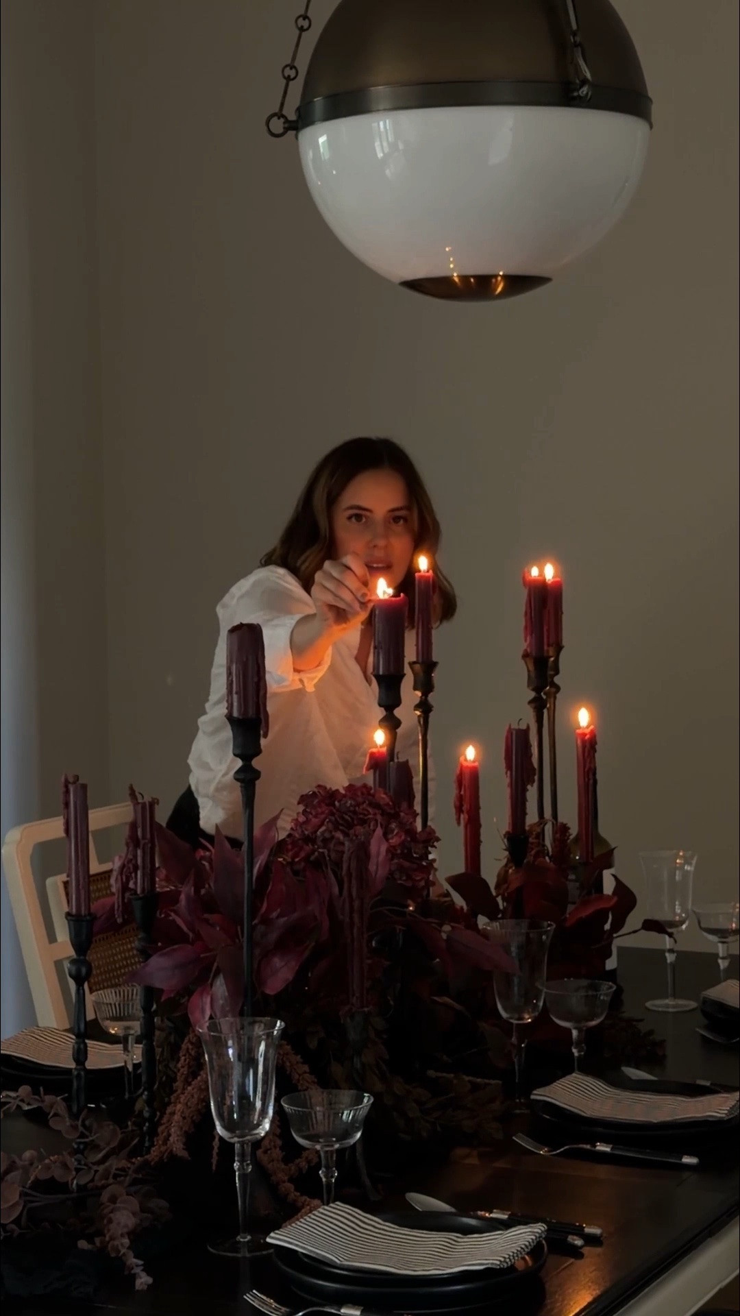 #ad Hosting or decorating for Halloween? I’ve got you covered! Colored taper candles from @Wayfair and these iron holders are the perfect haunted manor touch. A little spooky, a little dramatic, and still very much a designer’s Halloween. #wayfair #wayfairpartner

#LTKSeasonal #LTKHome