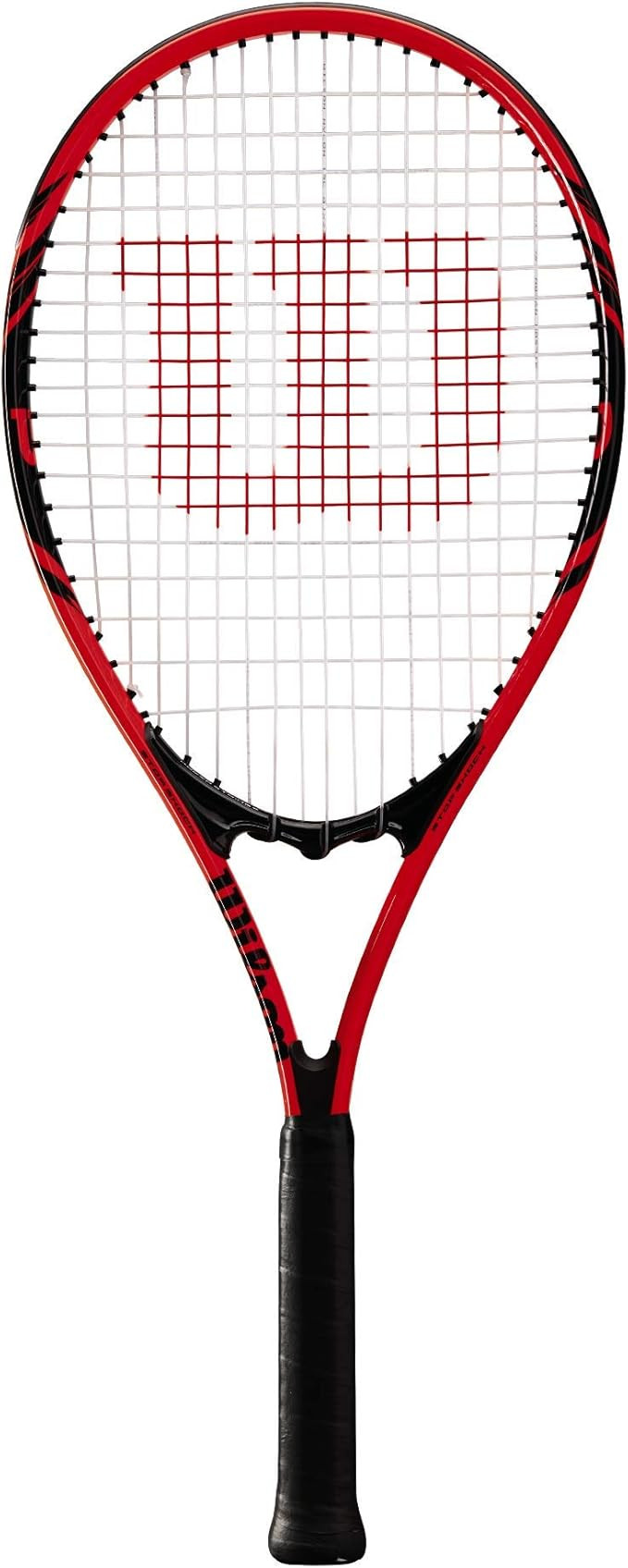 Wilson Federer Adult Recreational Tennis Racket - Grip Size 3 - 4 3/8", Red/White/Black | Amazon (US)