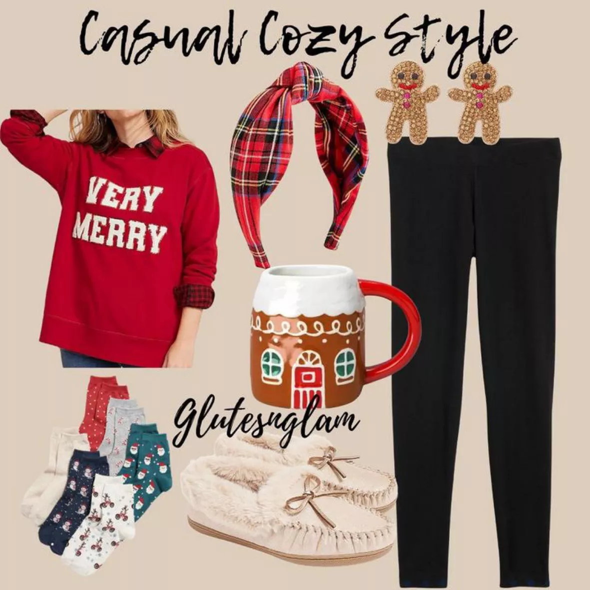 Comfy Christmas Shirt for Leggings and Slippers