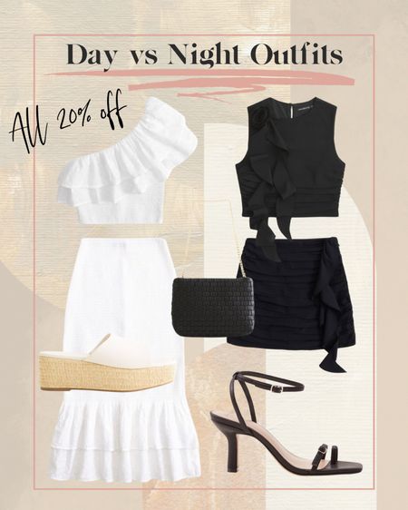 Day time vs date night outfit! All 20% off at Abercrombie with code “AFLTK” 

#LTKstyletip #LTKSpringSale #LTKsalealert