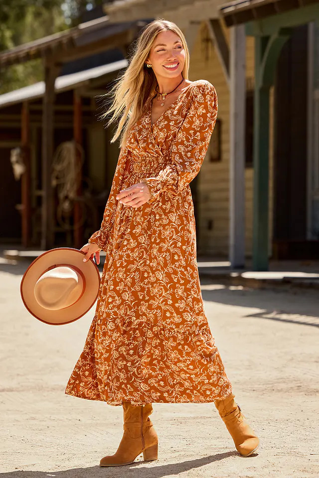 Boho Babe Floral Maxi Dress | Cupshe US