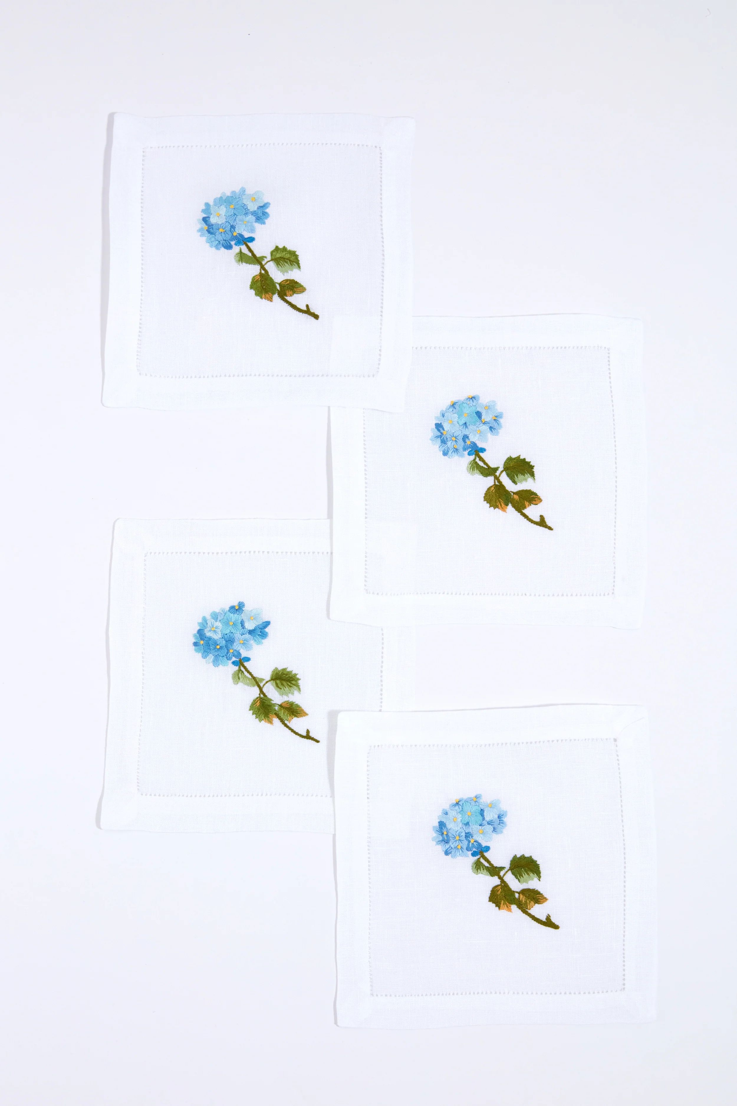 Hydrangea Cocktail Napkins Set of 4 | Tuckernuck (US)