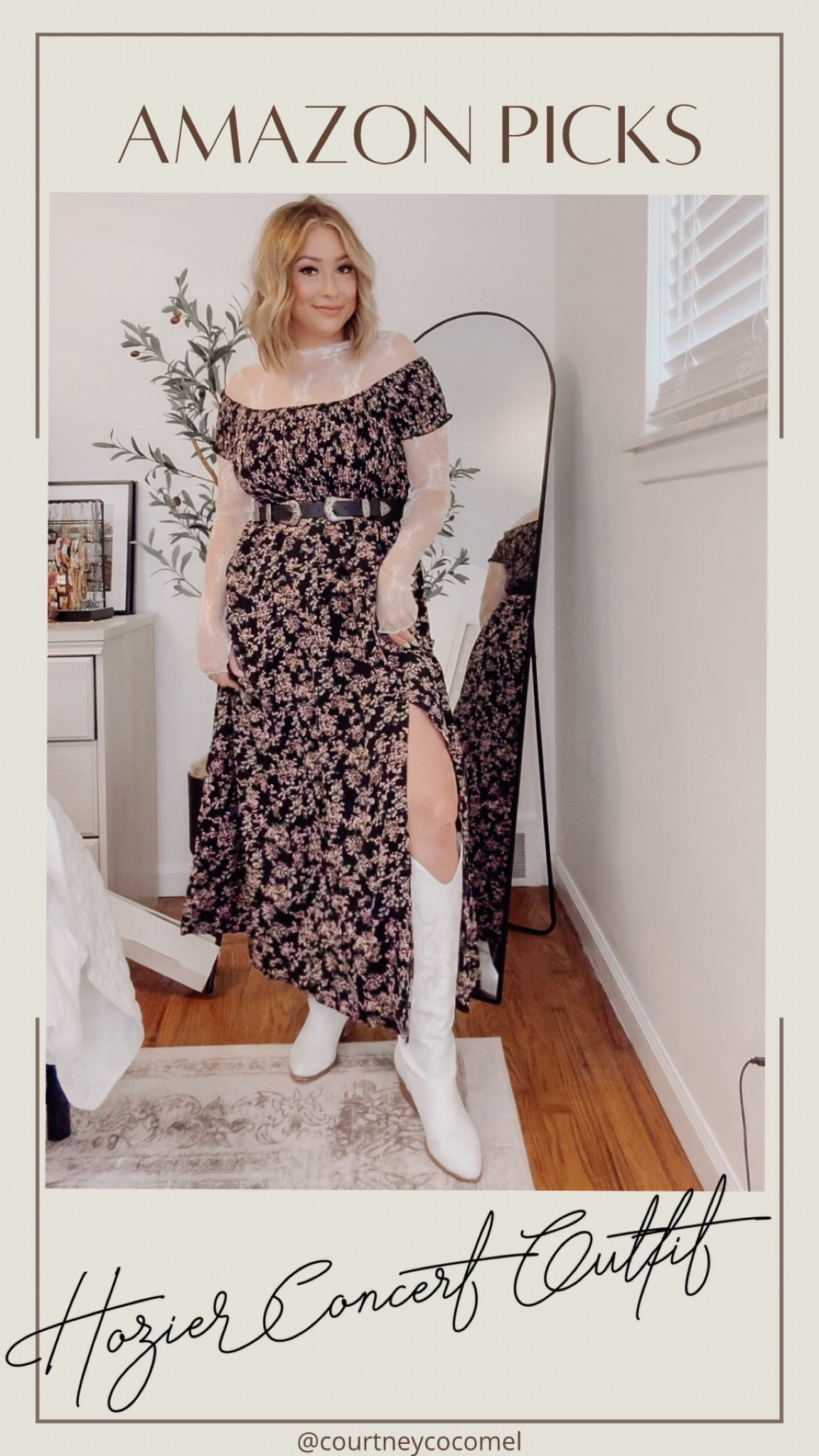 Amazon concert fashion picks:
White lace undershirt: L
Waist belt
White cowboy boots: 7


#LTKMidsize #LTKFindsUnder50 #LTKSeasonal