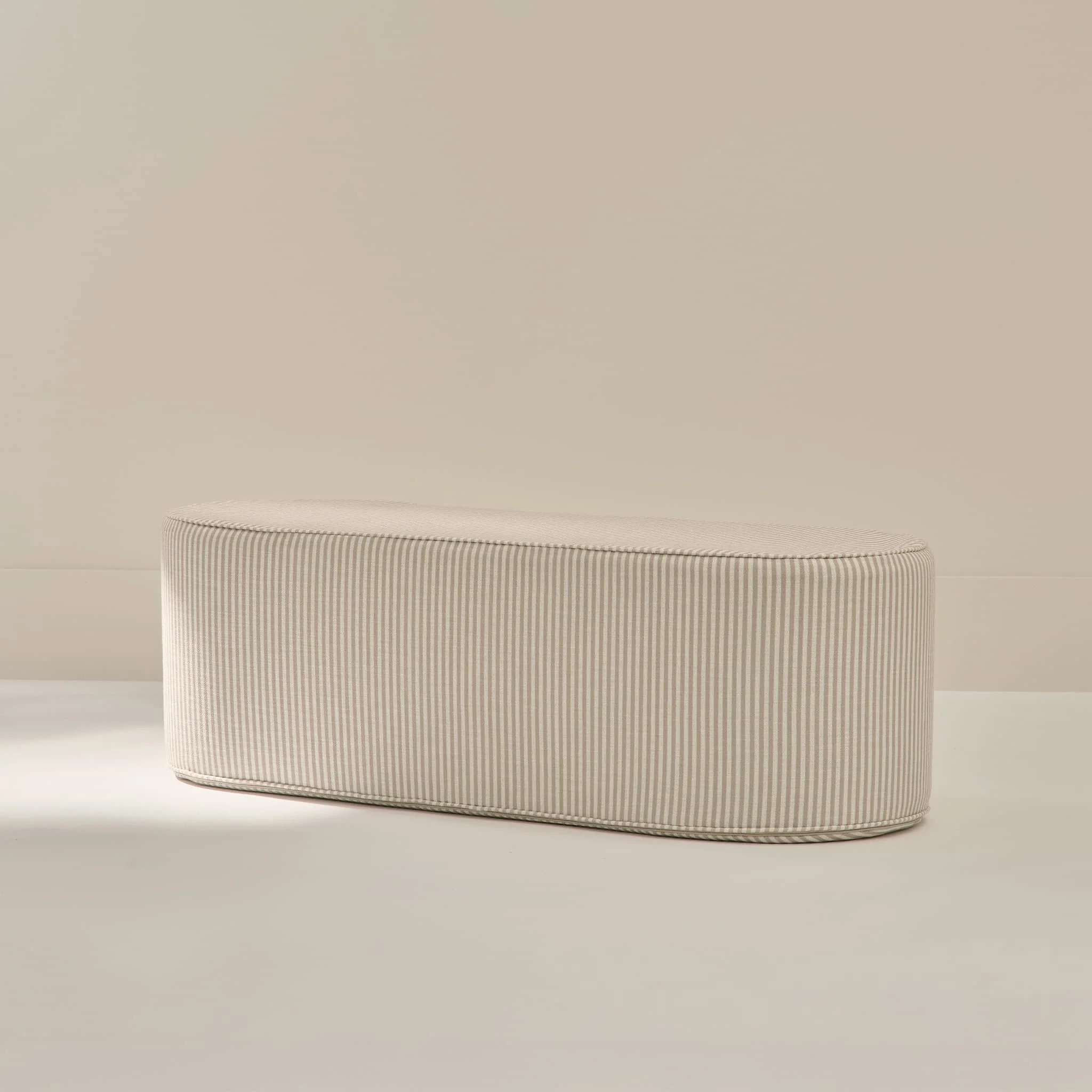 Neutral Striped Coffee Table | Finley in Coconut & Stone | House of Noa | House of Noa