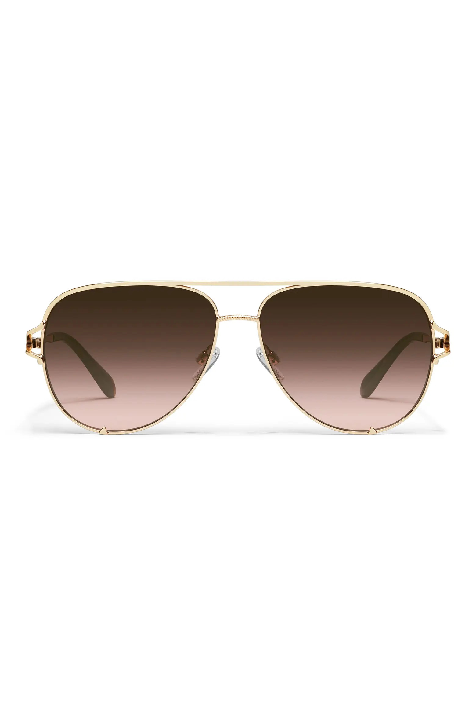 QUAY High Key Twist 60mm Gradient Aviator Sunglasses | Nordstrom | Nordstrom
