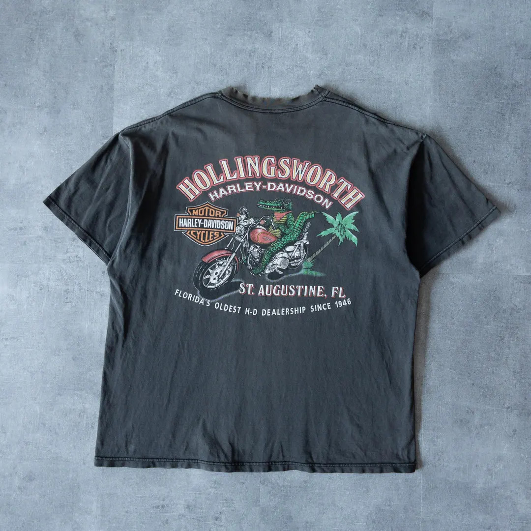 Vintage 1990s Harley Davidson Pocket Graphic Tee - 90s Aesthetic, Vintage Clothing, 90s Harley, V... | Etsy (US)