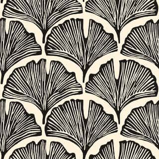 Tempaper Novogratz Feather Palm Zebra Black Peel and Stick Wallpaper (28 sq. ft.) NG14140 - The H... | The Home Depot