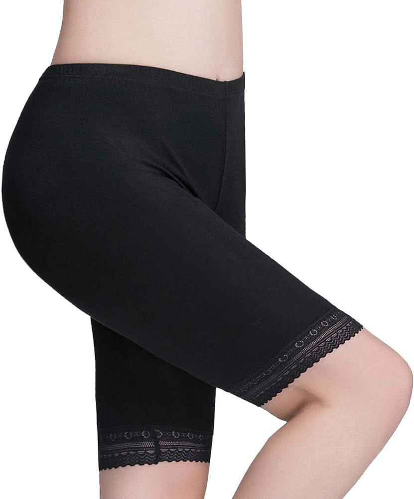 Vinconie Slip Shorts for Women Under Shorts Above Knee Short Leggings Under Dress | Amazon (US)