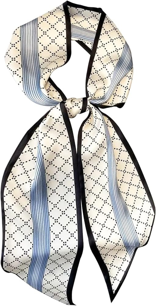 Head Scarf Hair Neck Scarves For Women Purse Bag Scarfs For Handbags Silky Long Thin Satin Headsc... | Amazon (US)