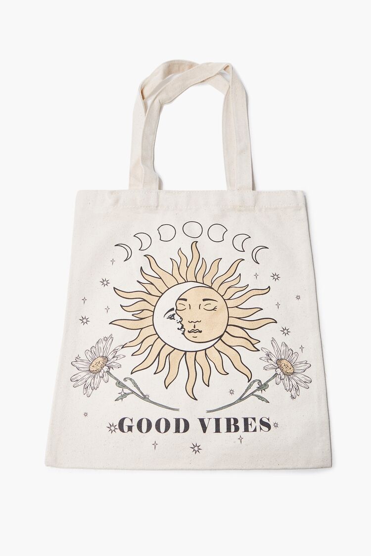 Good Vibes Graphic Tote Bag | Forever 21 (US)