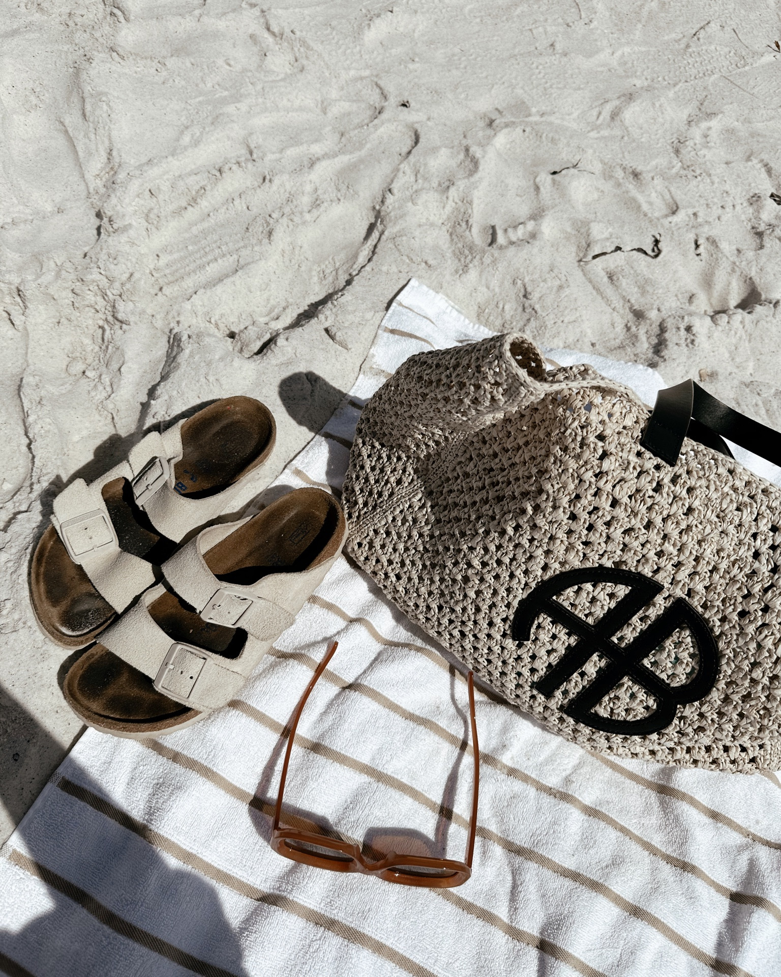 The beach essentials 🫶🏼 linking up my birks I wear everyday and my bag! Also these amazon towels are the best!

Beach must haves, beach bag, Anine bing official tote, Anine bing bag, Birkenstock Arizona’s 

#LTKfindsunder100 #LTKswim #LTKtravel