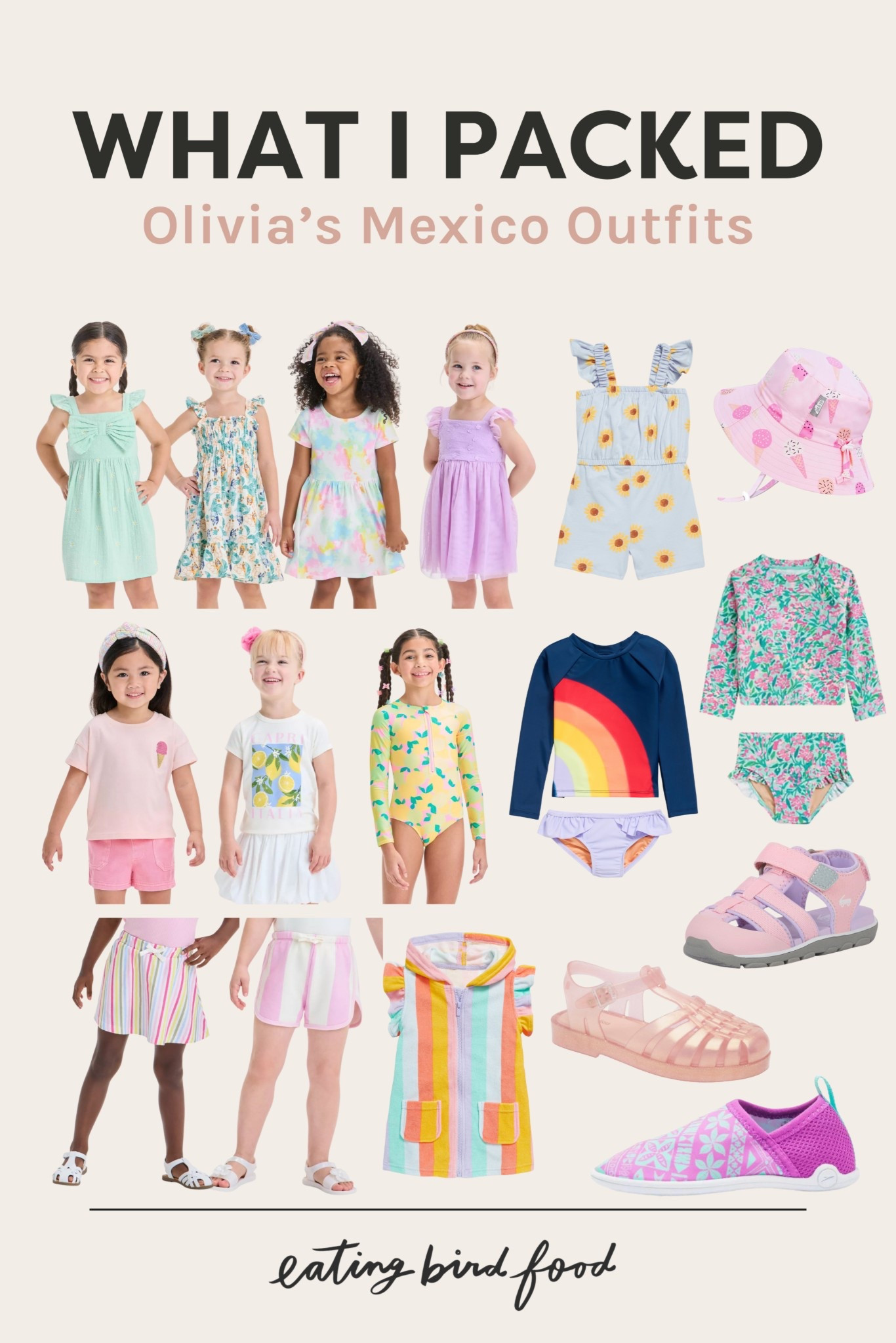 What I packed for Olivia | Olivia’s Mexico Outfits | Toddler Girls Vacation Outfits 

#LTKTravel #LTKFindsUnder100 #LTKKids