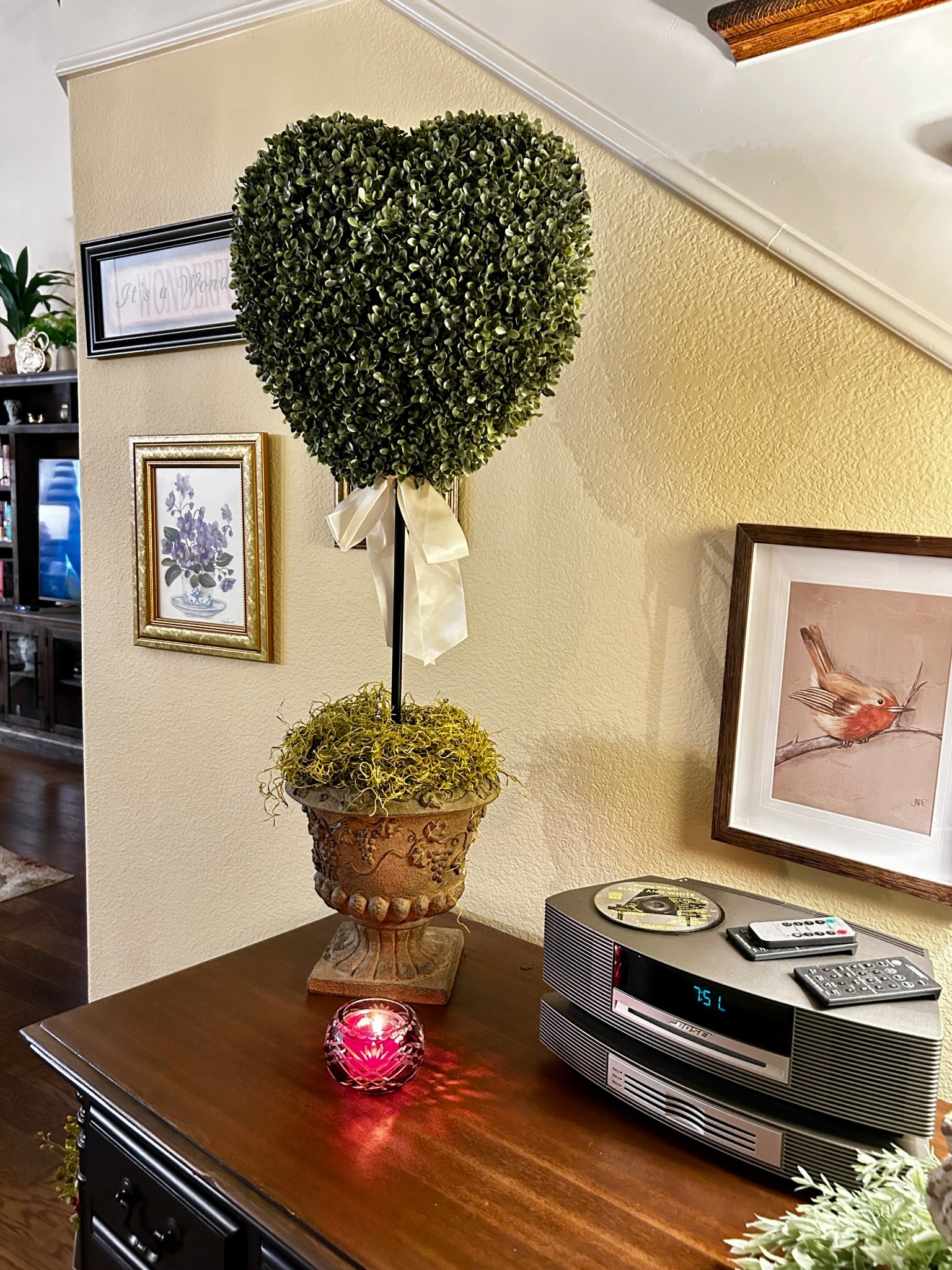 She’s all dressed up and ready for ❤️

I just added a decorative planter and some moss! 

Faux evergreens 
Valentine topiary
Valentine decor
Home decor
Walmart home finds 
Rememberwynn18



#LTKHome #LTKSeasonal #LTKValentine