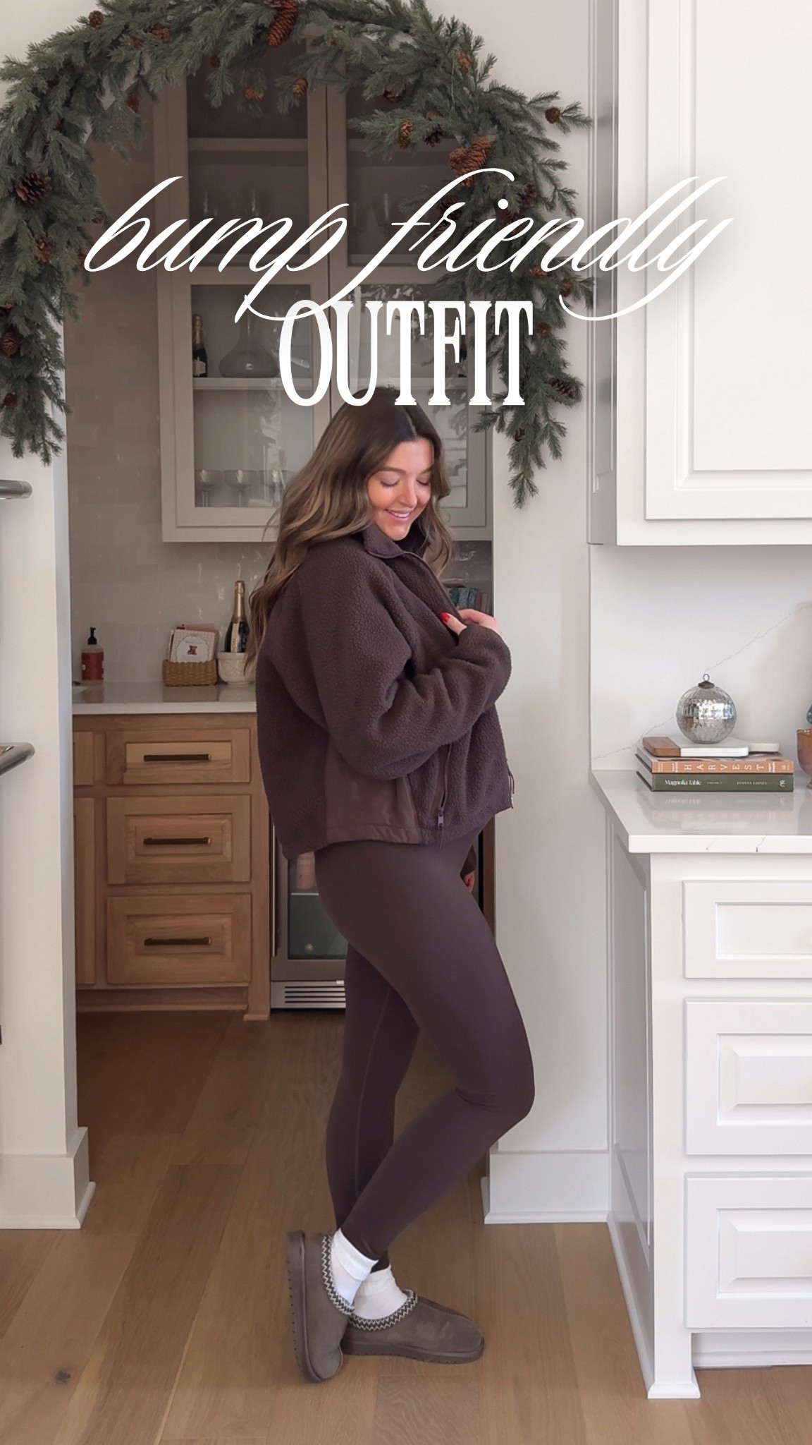 💖BROWN SET + MATCHING JACKET
Basically what I live in 24/7!! Vuori has the most comfortable sets and I love this Java brown color! This jacket is so soft!

I am 30 weeks pregnant and wearing:
Leggings: 
Top: Medium Jacket: Medium

*These are stretchy, but they slide down on me through the day. I could definitely use a large or XL now, I have had these since my second trimester!

Bump style, pregnancy friendly, bump friendly, mom outfit, comfy outfit, outfit of the day, outfit idea

#LTKBump