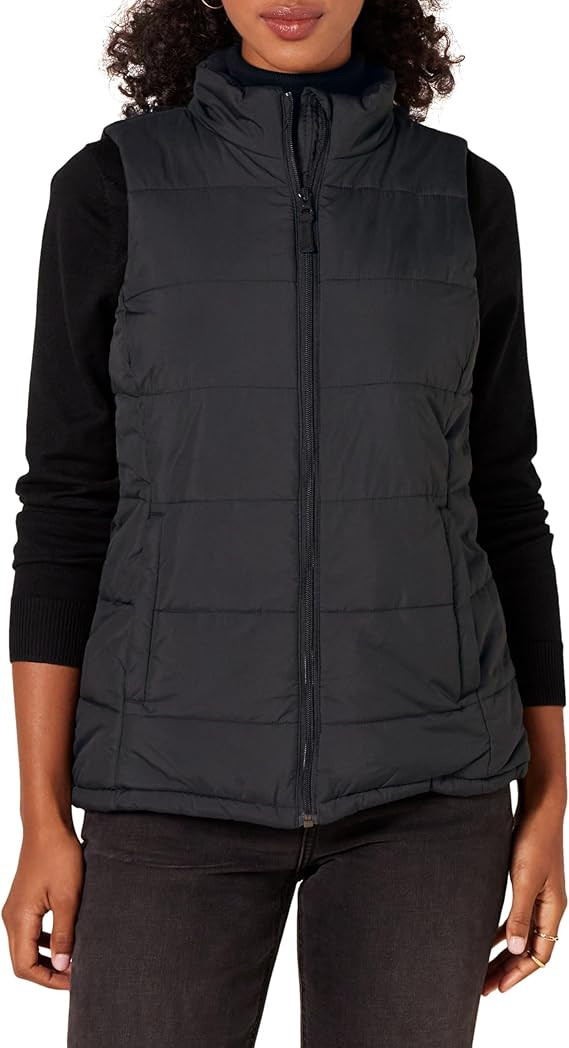 Amazon Essentials Women's Mid-Weight Puffer Vest | Amazon (US)