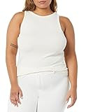 Daily Ritual Women's Fine Rib Racerfront Tank | Amazon (US)