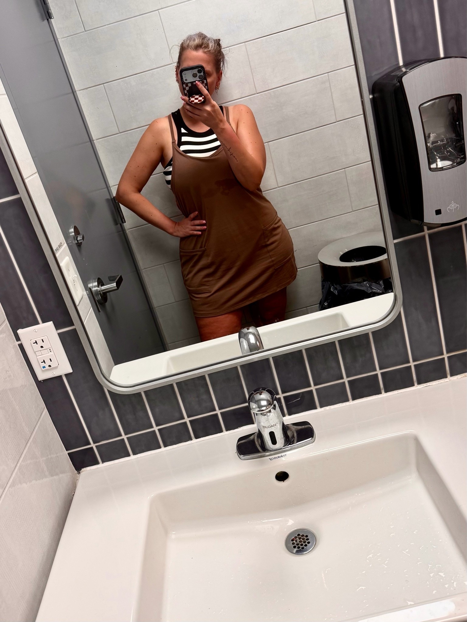 Tank - built in bra, size large 
Romper Skort/Dress - XL

#LTKootd #LTKOver40 #LTKMidsize