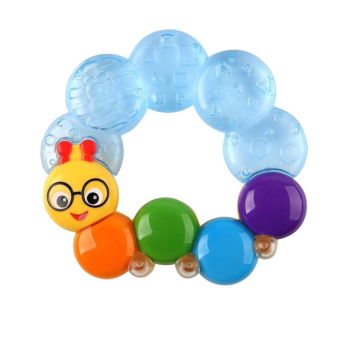 Baby Einstein Teether-pillar Rattle and Chill Teething Toy, Ages 3 months + | Amazon (US)