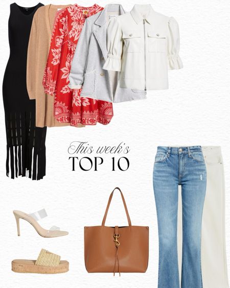 This week’s top 10 best sellers! Featuring some of my all time favorite jeans: the Rag & Bone Peyton Jeans. These jeans are such a great staple to have in your closet. Another few favorites is this beloved Holly jacket and these Schutz heels! 

#LTKSpringSale #LTKover40 #LTKSeasonal