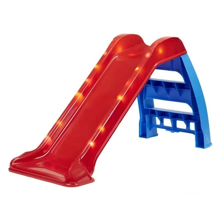 Little Tikes Light up First Slide Indoor Outdoor Playground Slide, Folding Easy Storage, Red, Blue, Kids Toddlers Boys Girls, 18 Months to 6 Years | Walmart (US)