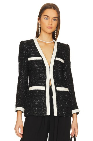 Veronica Beard Kemsley Jacket in Black from Revolve.com | Revolve Clothing (Global)
