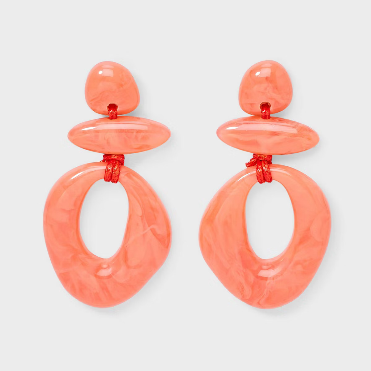 Stackable Geometric Beaded Drop Earrings - Universal Thread™ | Target